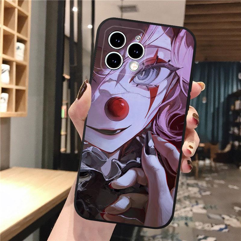 Phone Case For iphone 17 Pro Max 17 Pro Air 16 15 14 13 Pro Max 15 16 Pro 15Plus Anime Girl Art Horror Eyes