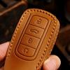 Leather Case Accessories for Chery Tiggo 7/8 Pro 8 PLUS Arrizo 5 Car Key Fob Cover Protector Skin Holder Shell Bag Keychain Set