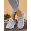 Women's Summer Breathable Flyknit Mesh Shoes, Fashion Versatile Casual Athletic Flats for Women