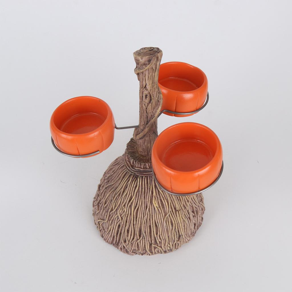 Halloween Snack Bowl Stand Halloween Creative Snack Basket 3/4/6 Bowls