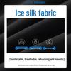 VANCAMEL Men's Summer Ice Silk Straight-Leg Casual Pants