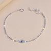 Stonefans Wvil Blue Evil Eye Anklet for Women String Boho Tennis Charm Rhinestone Ankle Bracelets Bulk Wholesale Gold Gift