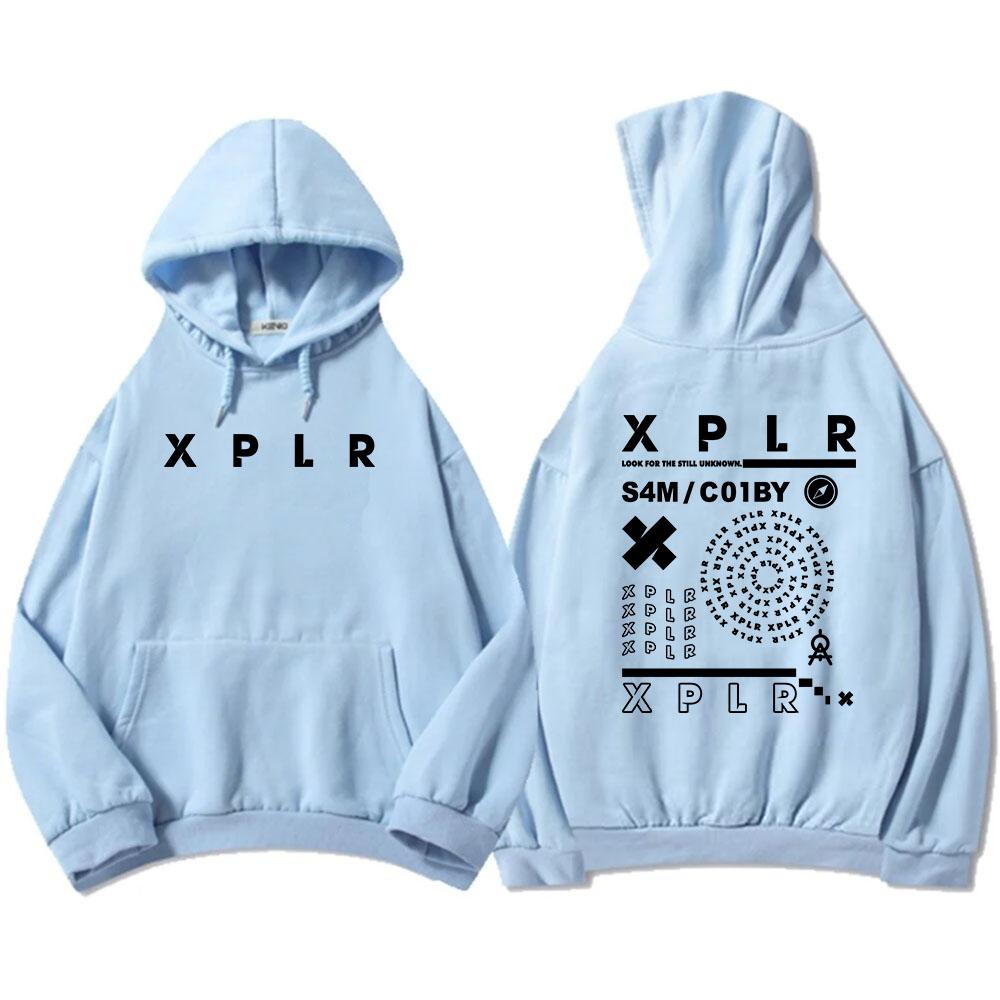 Hip Hop Streetwear Sam and Colby Xplr-r Hoodies Grafische Kleidung Heavy Mental Fashion Unisex Sweatshirts Weicher Kapuzenpullover Herren Hoodie