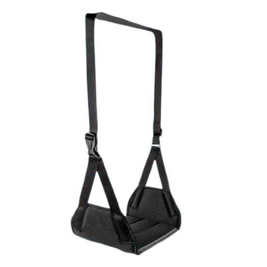 Airplane Foot Hammock with Extended Adjustment Strap 40kg Load-capacity Portable Desk Foot Hammock Sling Travel Accessory