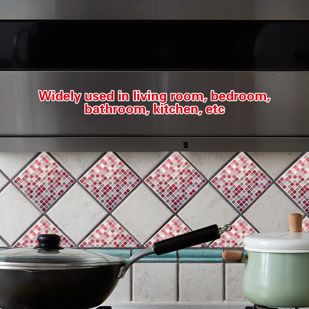 Self Adhesive Wall Tile Sticker Decal Home Bedroom Living Room Bathroom DIY Decor (YJC0019)