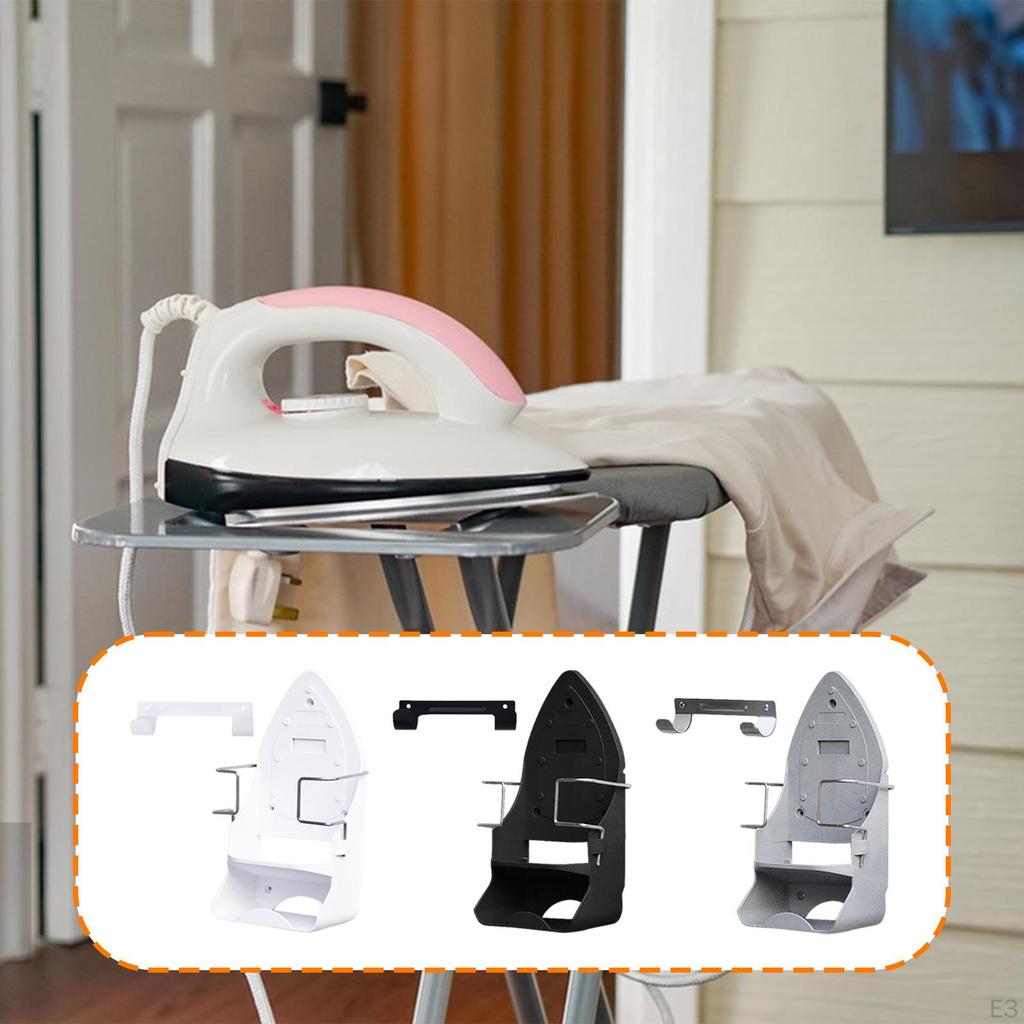 Ironing Board Hanger Rack Lightweight Compact Easy to Install Storage Organizer Wall