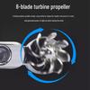 Wind-Powered LED Car Daytime Running Lights with Wireless Strobe