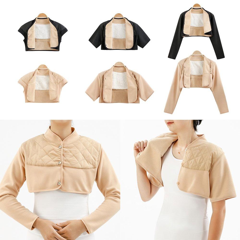 

Warm Collar Vest Feminine Jacket Windproof Sleeveless Coats Outdoors Women Crop Waistcoat Winter Nude Short Sleeved