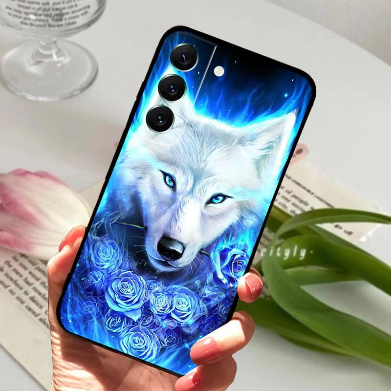 Case For Samsung S22 Fundas S22 Plus 5G Soft Silicone Phone Cover For Samsung Galaxy S22 Ultra S22+ Black Matte Bumper Shell