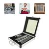 68 PCS Glass Aluminum Trial Lens Set with Storage Case,Silver 24*22*5.5cm Trial Lens Sete for Optometrists