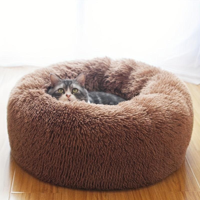 1 Pc All - Season Moisture - Proof and Non - Slip Plush Cat Litter - Made of Soft Polyester, Ideal Winter Warmth for Kittens Under 2.5kg