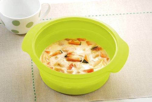 RakuCHIN! Silicone Silicone Pot L, Lime Green, RR-5274