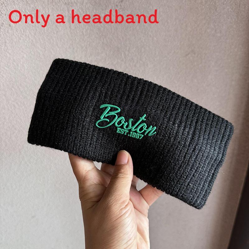 Korea Fashion Letter Headband For Women And Men With Knitted Material Fall Winter Accessory
