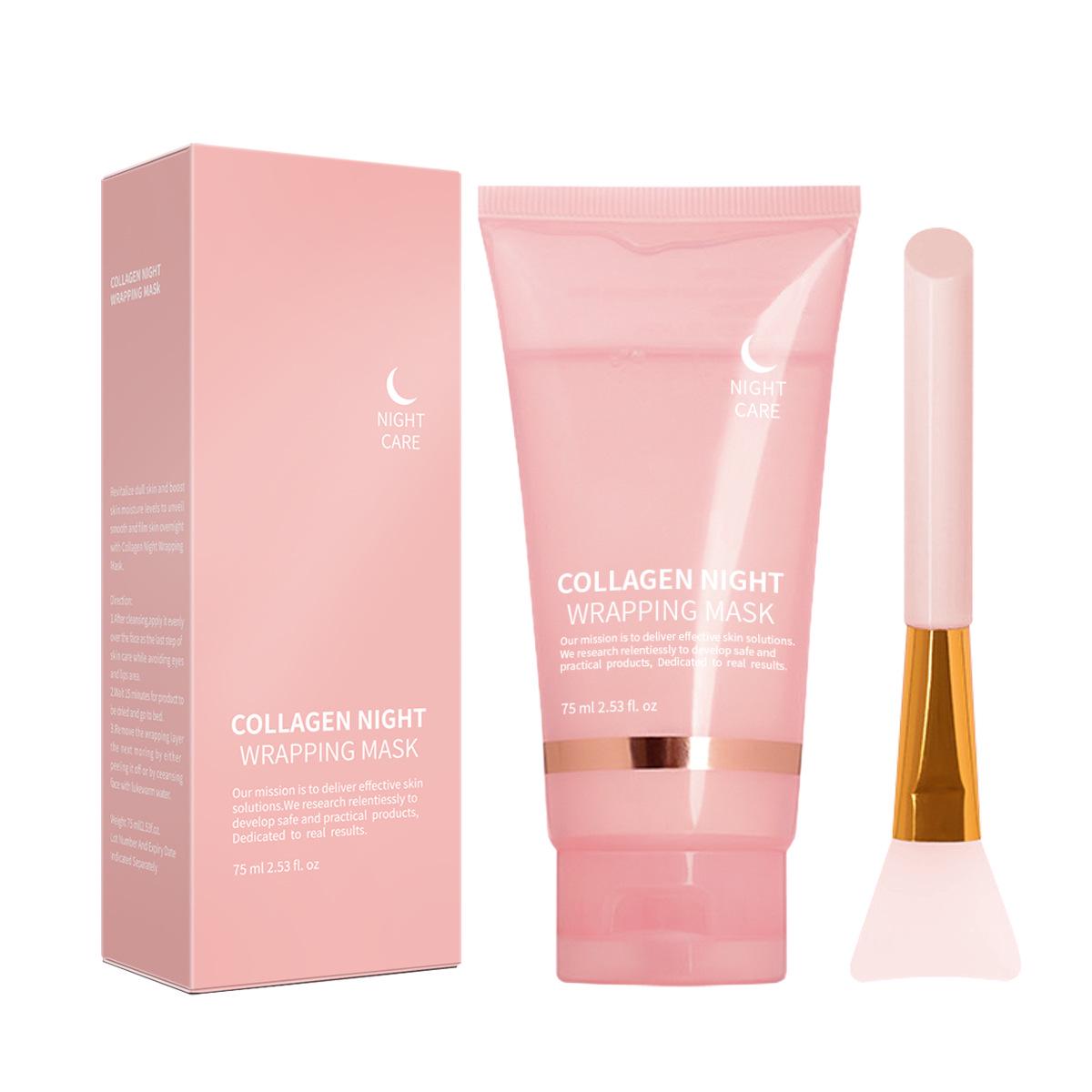 Набор масок: трансграничная коллагеновая пилинг-маска и ночная маска