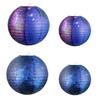 Chinese Style Paper Lantern Space Star Print Hanging Paper Lanterns for Home Ceiling Decor Birthday Party Supplies