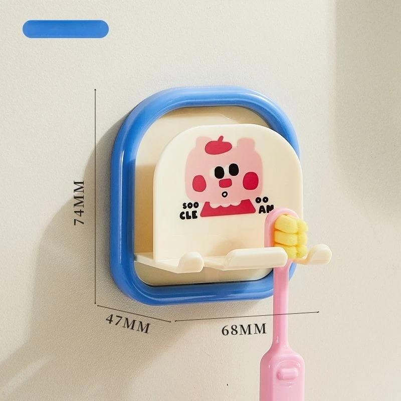 

Бытовая настенная стойка для хранения зубных щеток Стакан для ополаскивателя полости рта Неперфорированный стакан для зубных щеток Пластиковый органайзер для ванной комнаты Домашний декор