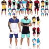 Stylish Men's Summer Tracksuit Sport Suit T-shirt And Shorts Outfit Set