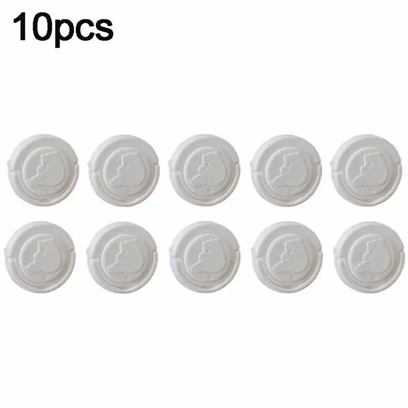

10pcs Baby Safety Socket Covers Child Electric Shock Protection Anti-electric Shock Outlet Protectors for Home Security
