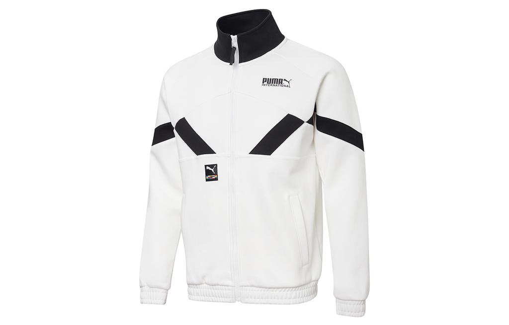 PUMA Jackets Men's White Stand Collar Moderate Other 531339-02