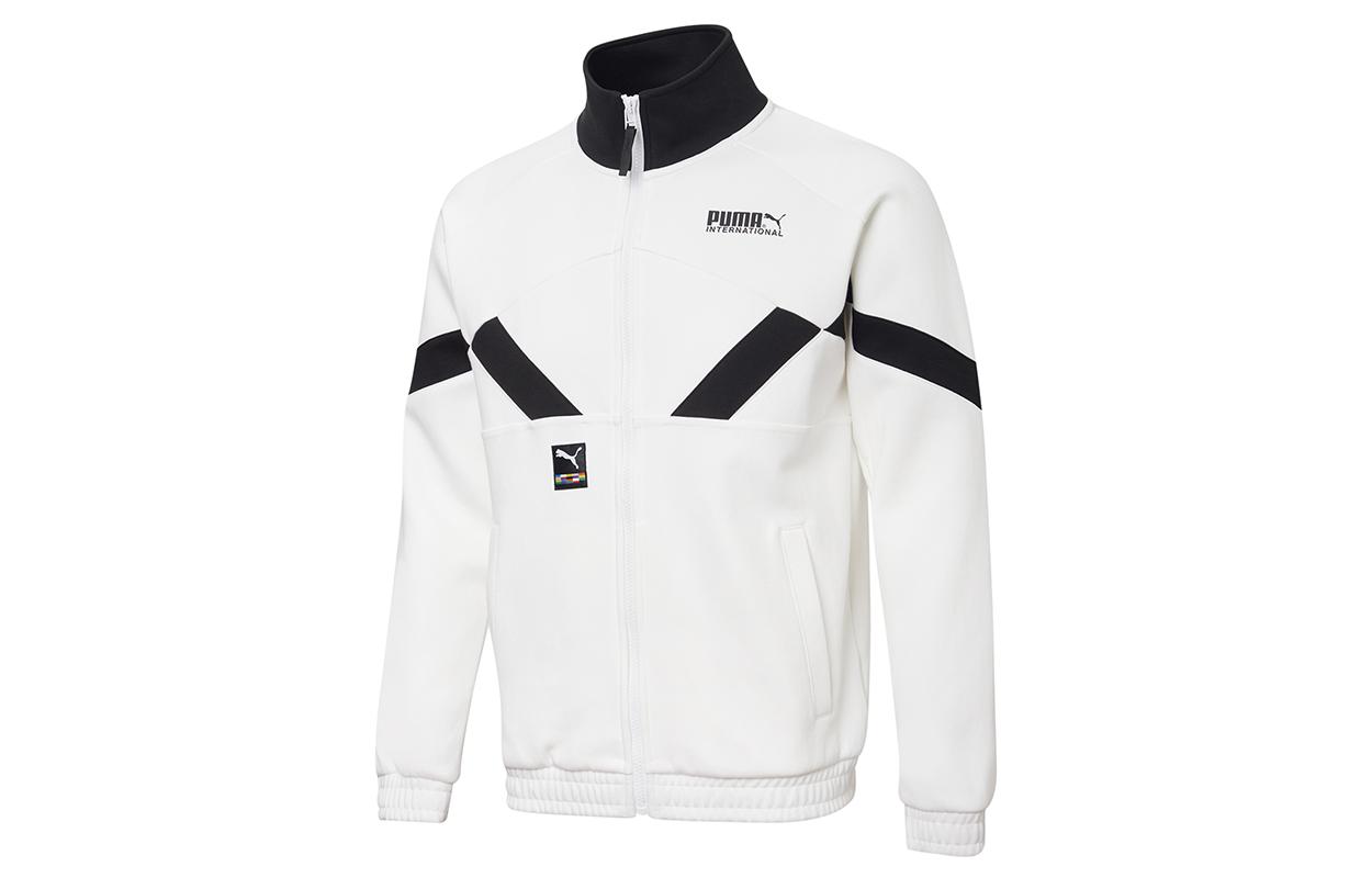 Куртки PUMA Мужские Белые С воротником-стойкой Умеренная Другие 531339-02 L