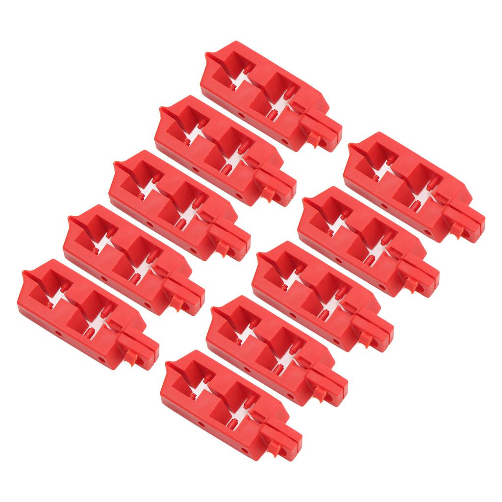 10Pcs Snap On Circuit Breaker Lockout PA Nylon Energy Isolation Safety Circuit Breaker Lockout
