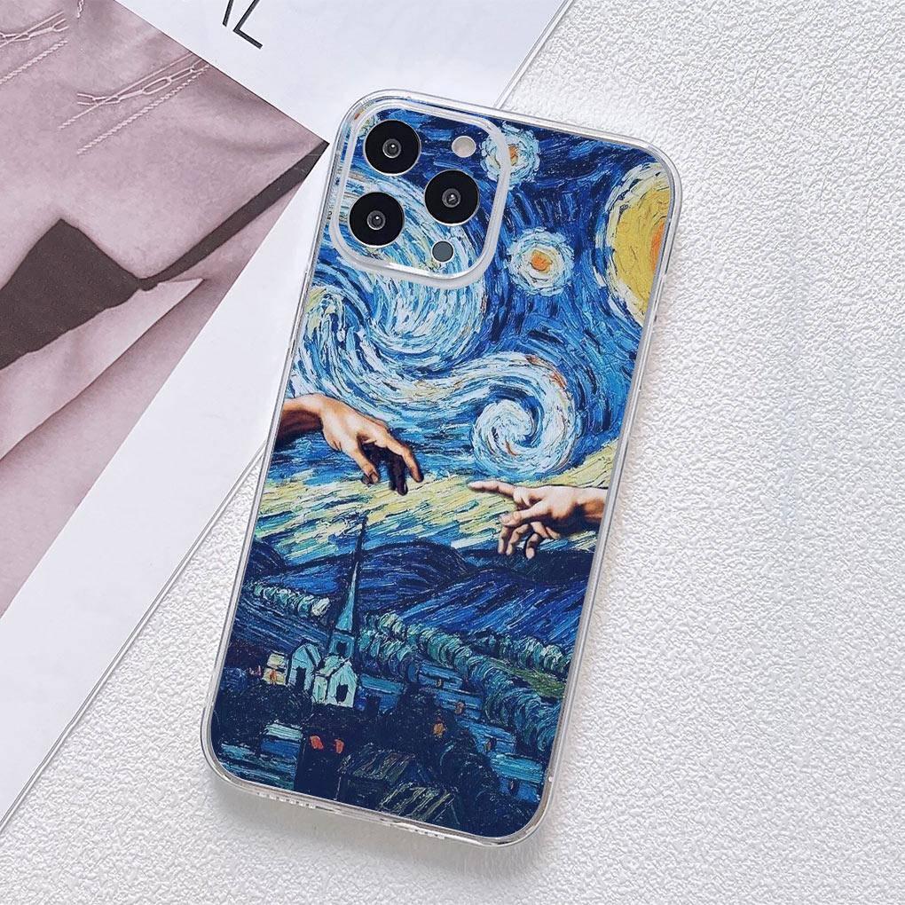 Van Gogh Starry Night Painting Phone Cover for Motorola Moto G13 G14 G53 G54 G62 G72 G82 G84 E13 E20 G42 G32 G23 G22 Soft Case