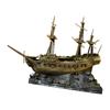 Aquarium Resin Ship Decoration Realistic Landscape Sailing Ship Decorative Ornament for Fish Tank Aquarium Decoration