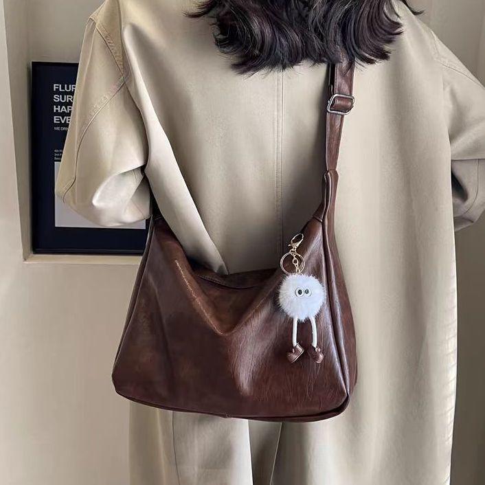 

Women s Retro Large-Capacity Versatile Tote - Autumn/Winter Collection, Perfect for Class or Commute Bag Only