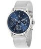 Epoca Stainless Steel Blue Dial Quartz R8853118019 100M Men's Watch