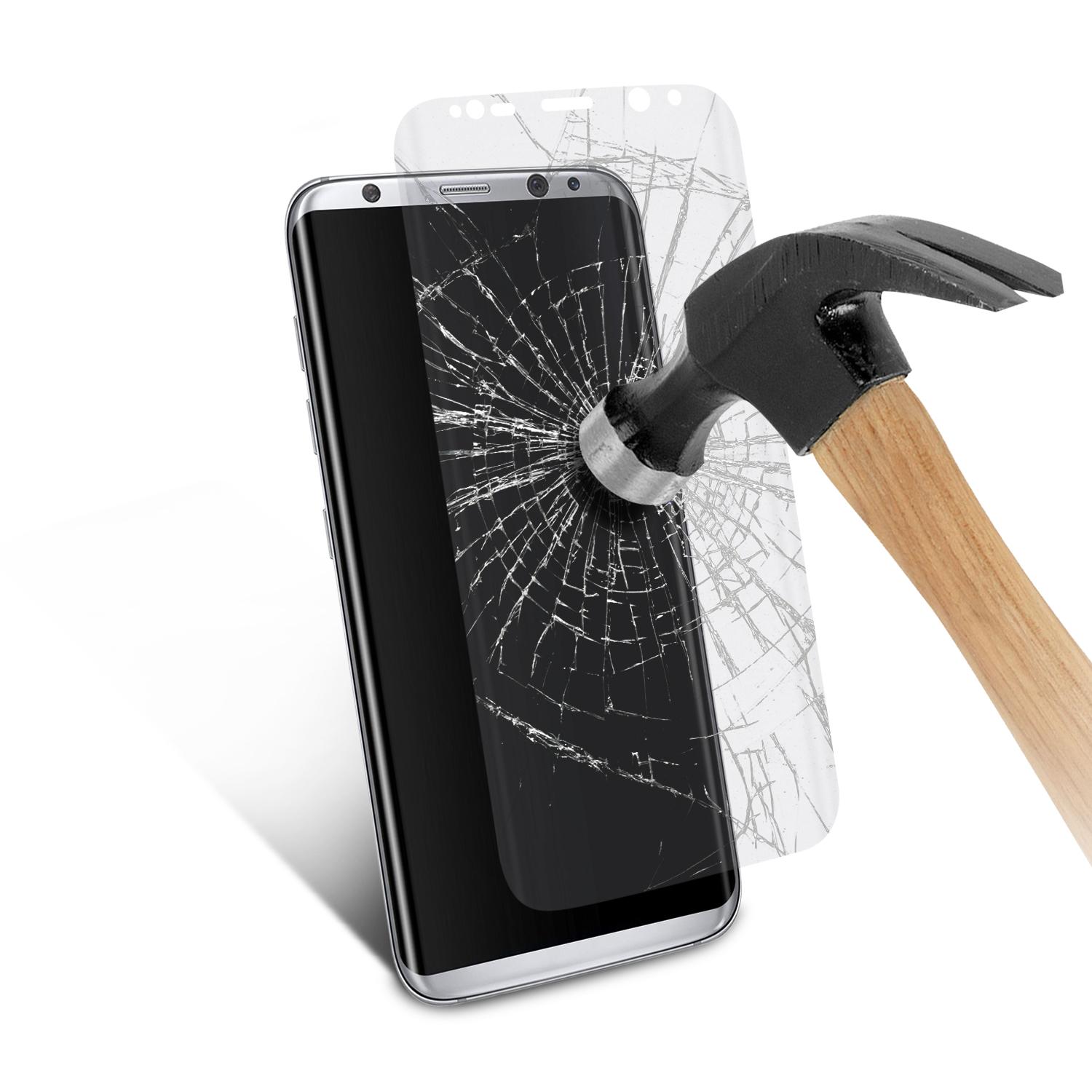 

For Samsung Galaxy S8 0.3mm 3D Curved Tempered Glass Screen Protector Full Cover Type A