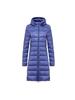 Winter Autumn Women Plus Size Lightweight Down Jacket Detachable Hood Warm Mid Length Coat