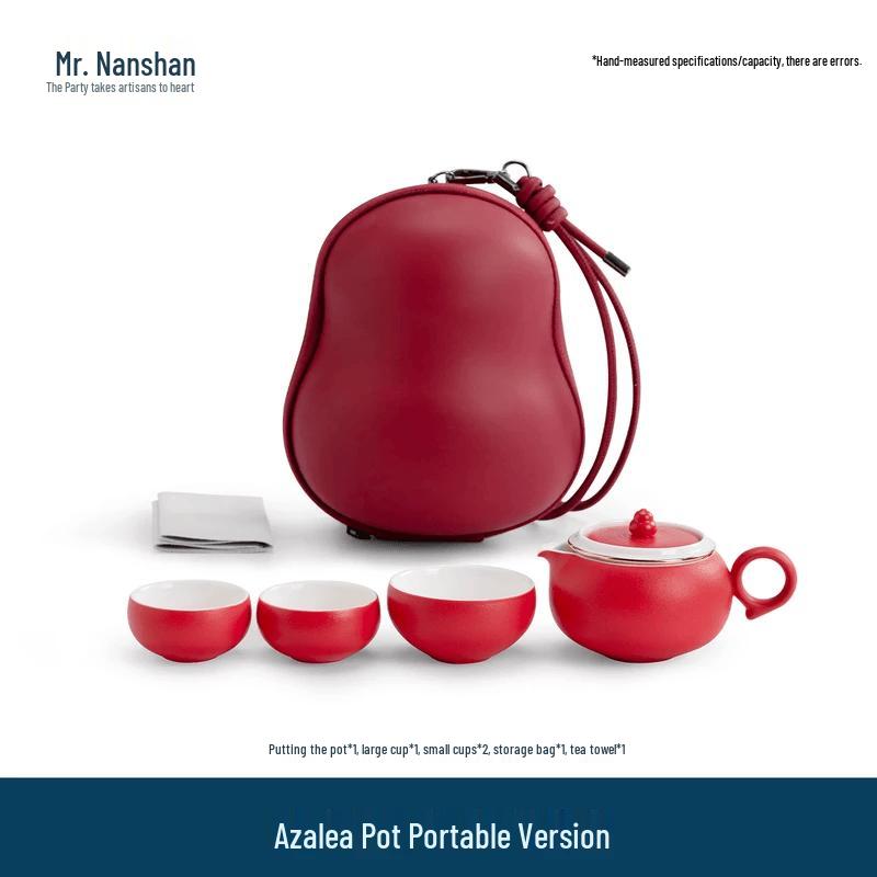 Portable Ceramic Gongfu Travel Tea Set