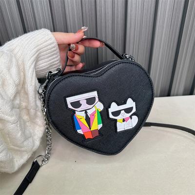 Nowa, modna, niszowa torba na jedno ramię w kształcie serca, popularna damska torba typu crossbody z motywem miłości