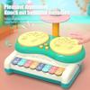 Children's Drum Kit Multifunctional Drumming Instrument Playset Jazz Hand Keyboard Piano Drums Baby Educational Music Gift Toys