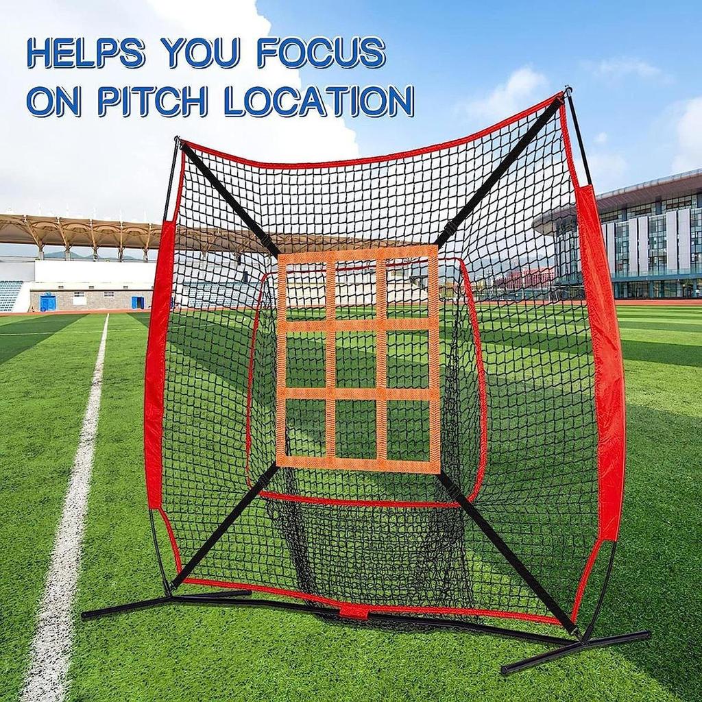 Adjustable Strike Target for Baseball Net, Pitcher Accuracy Training Aid, Equipment