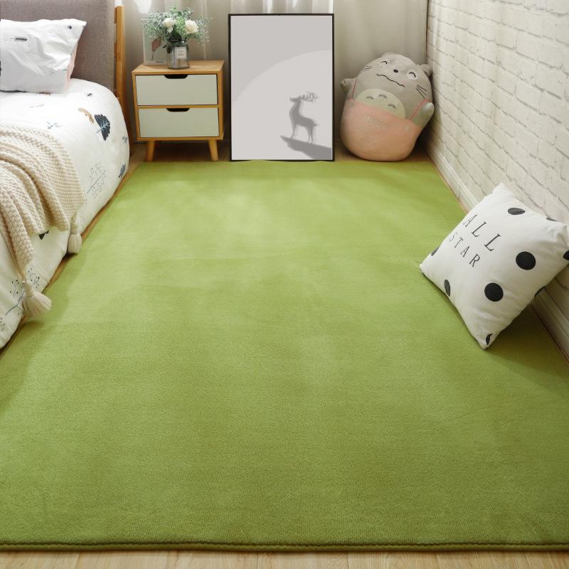 Thicken Carpet For Home Decor Short Plush Large Living Room Rugs Kids Bedroom Bedside Feet Rug Children's Crawl Mats Gray / Blue