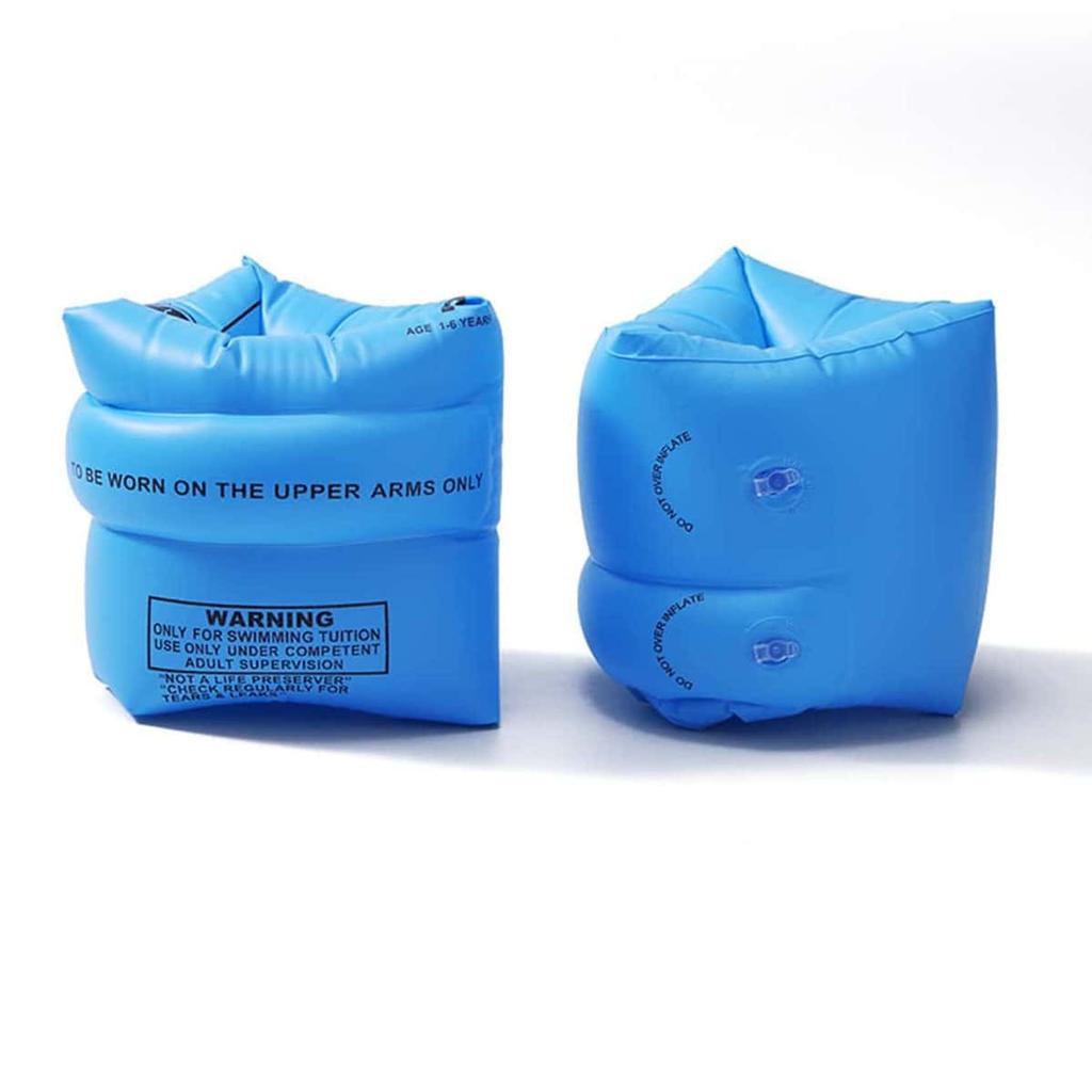 1PC PVC Inflatable Swimming Arm Ring Double Airbag Floating Sleeve Cylinder Water Sleeve Arm Floating Ring