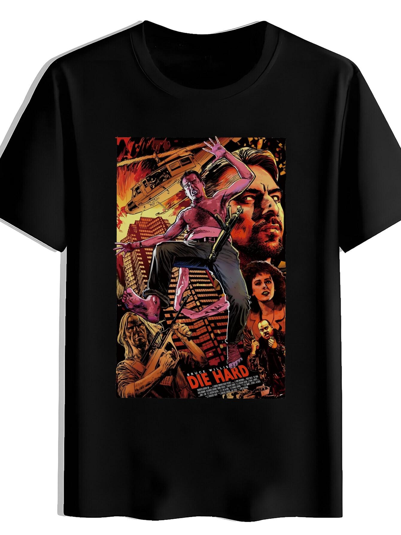 T-shirt Bruce Willis DIE HARD Print XXXXL