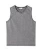 NOISE Washed Dyed Damage Crop Sleeveless - Grey
