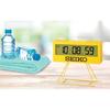 Seiko Uhr Wecker, Digitaler Mini-Timer-Uhr, Gelb, 158 x 176 x 65mm, SQ817Y
