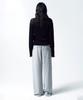 INSILENCE WOMEN Loose Fit Layered Knit Black