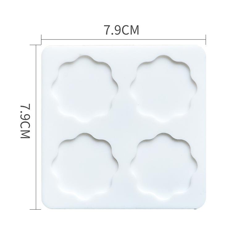 Modeling Molds Wax Seal Stamp Mold Silicone Pad Mat DIY Craft Wax Sealing Mat Tool For Stamps Fixed Shape Round