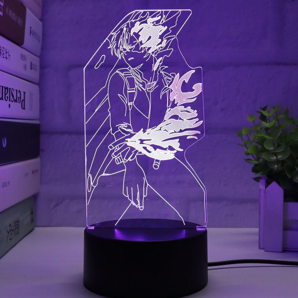 Colorful 3d My Hero Academia Night Light Led Table Lamp For Anime Lovers And Collectors