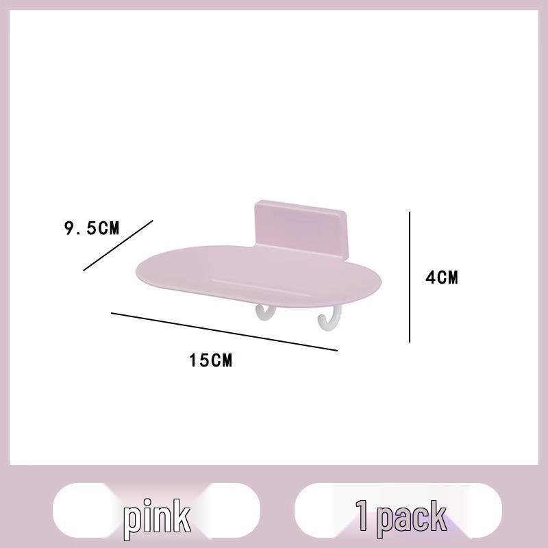 

Настенный самоклеящийся держатель для мыла с дренажной коробкой, полкой для хранения и крючками