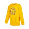 Adidas Neo Fun Print Crew Neck Sport Sweatshirt Men Sweatshirt Yellow HG6594