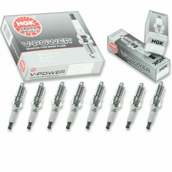 4177 TR6 V-Power Premium Copper Spark Plugs Set Of 8