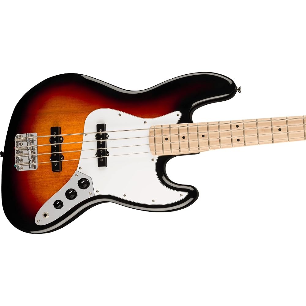Squier by Fender Affinity Series Jazz Bass Maple Fingerboard 3-Color Sunburst with Soft Case