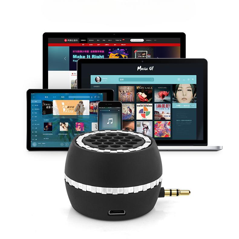 Portable Wireless Bluetooth Speaker Phone External Speaker Universal 3.5mm Jack Mini Sound Box For Smartphone Tablet Laptop MP3 MP4