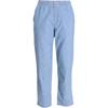 Polo Solid Color Elastic Waist Mid Rise Tapered Casual Pants Men Bottoms Light-Blue 710862773-001