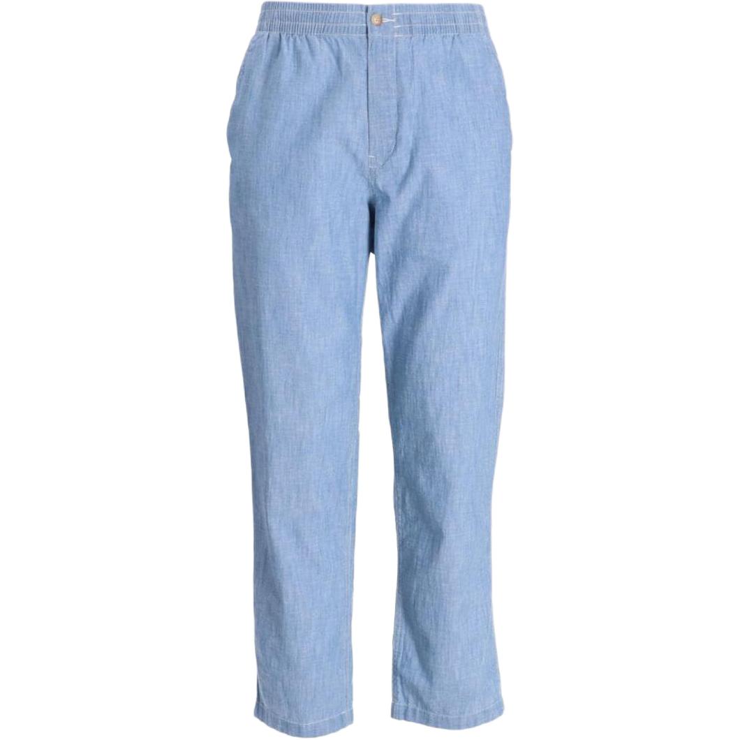 

Polo Ralph Lauren Однотонные Брюки Кэжуал Зауженные Со средней Посадкой Эластичная Талия Мужские брюки Светло-голубые 710862773-001 S